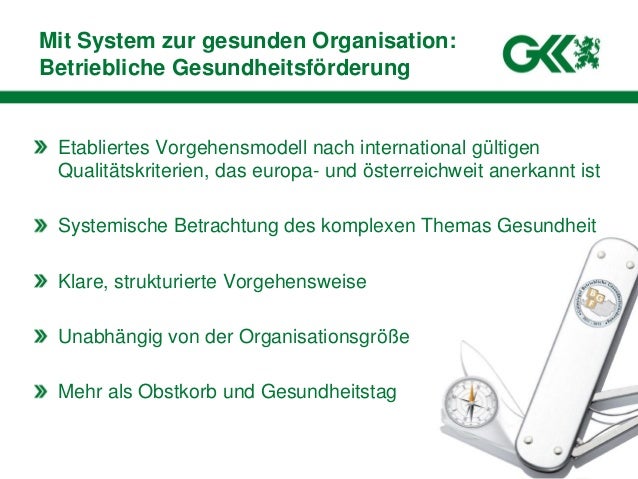 Betriebliche Gesundheitsförderung, BGF: Investition Gesundheit