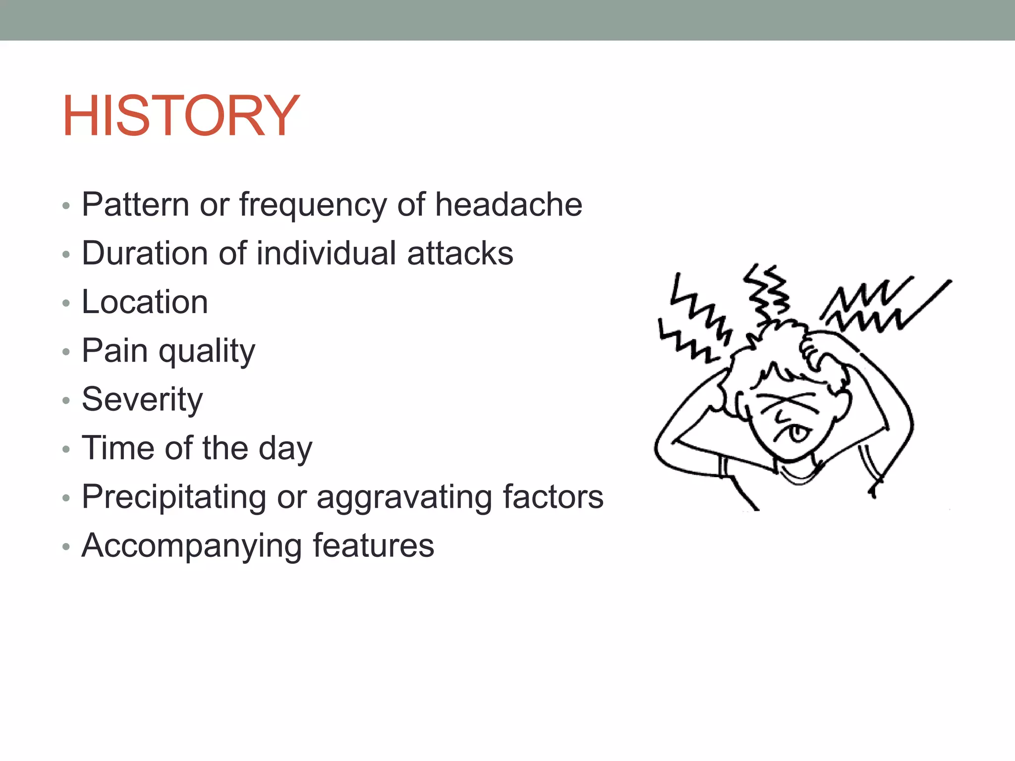 Photo inspiration: Visual Reference: Symptom Analysis Headache