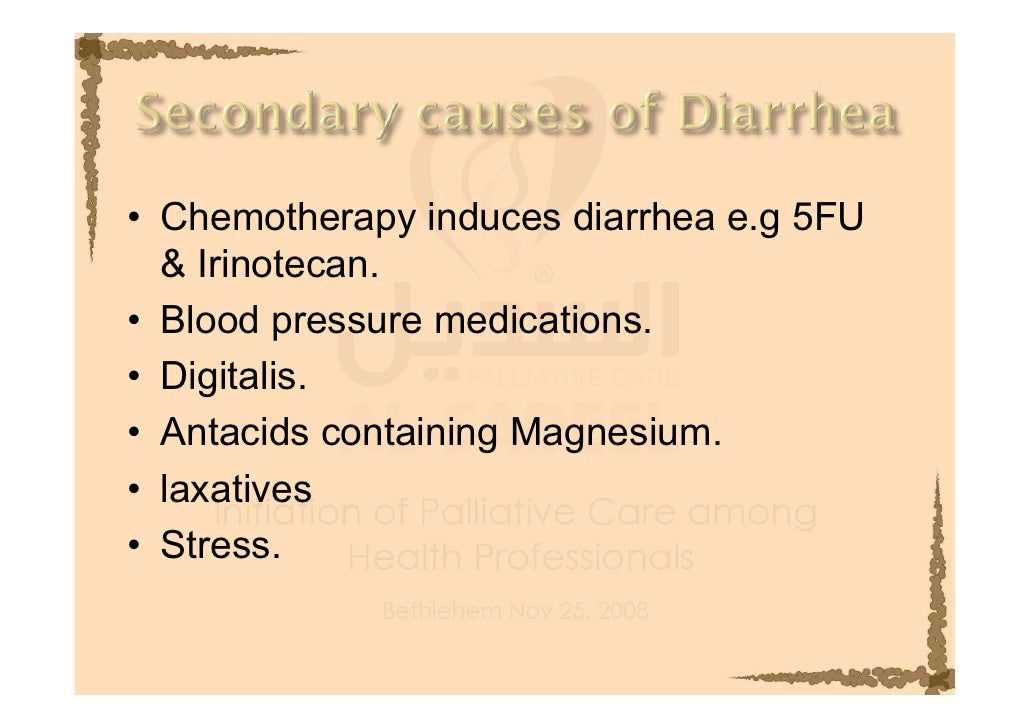 Symptom Management Diarrhea 2