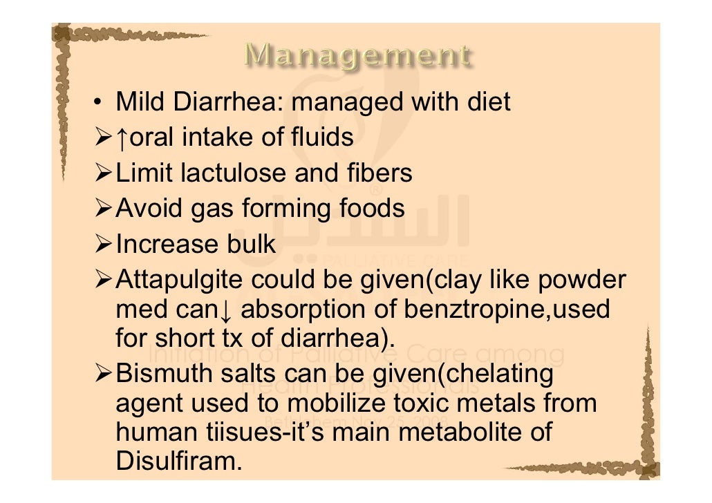 Symptom Management Diarrhea 2