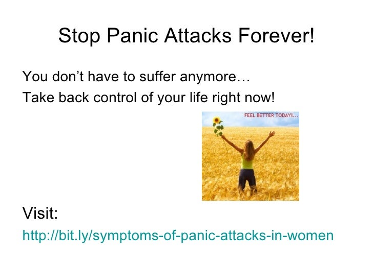Symptoms Of panic attacks in women