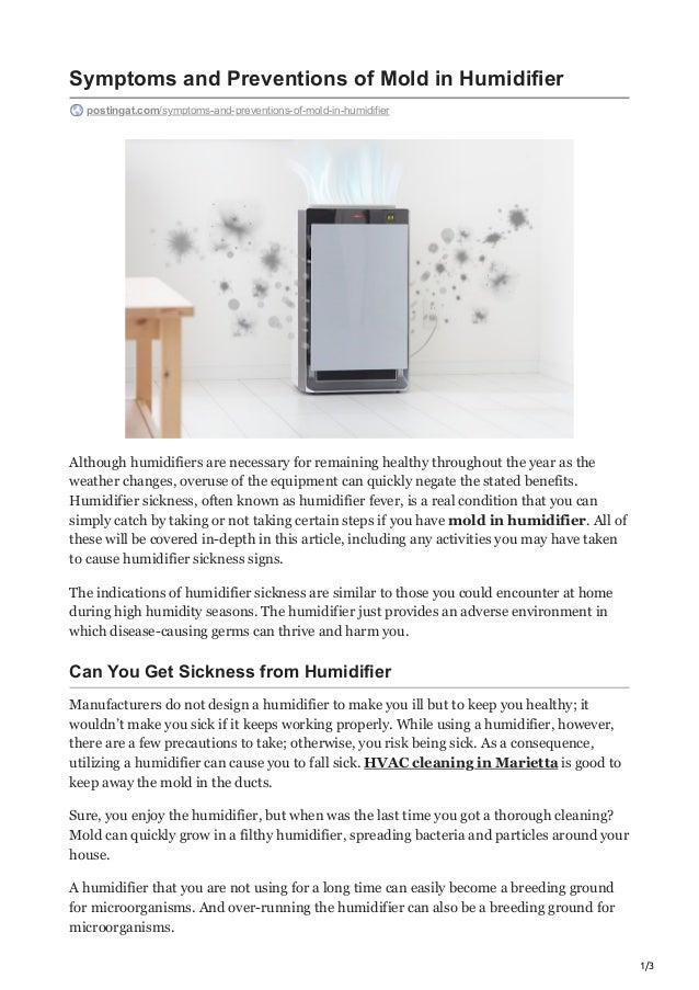 Symptoms and Preventions of Mold in