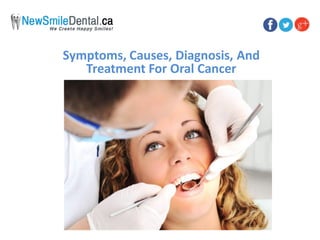 Symptoms, Causes, Diagnosis, And
Treatment For Oral Cancer
 