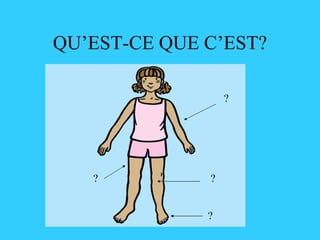 QU’EST-CE QUE C’EST? ? ? ? ? 