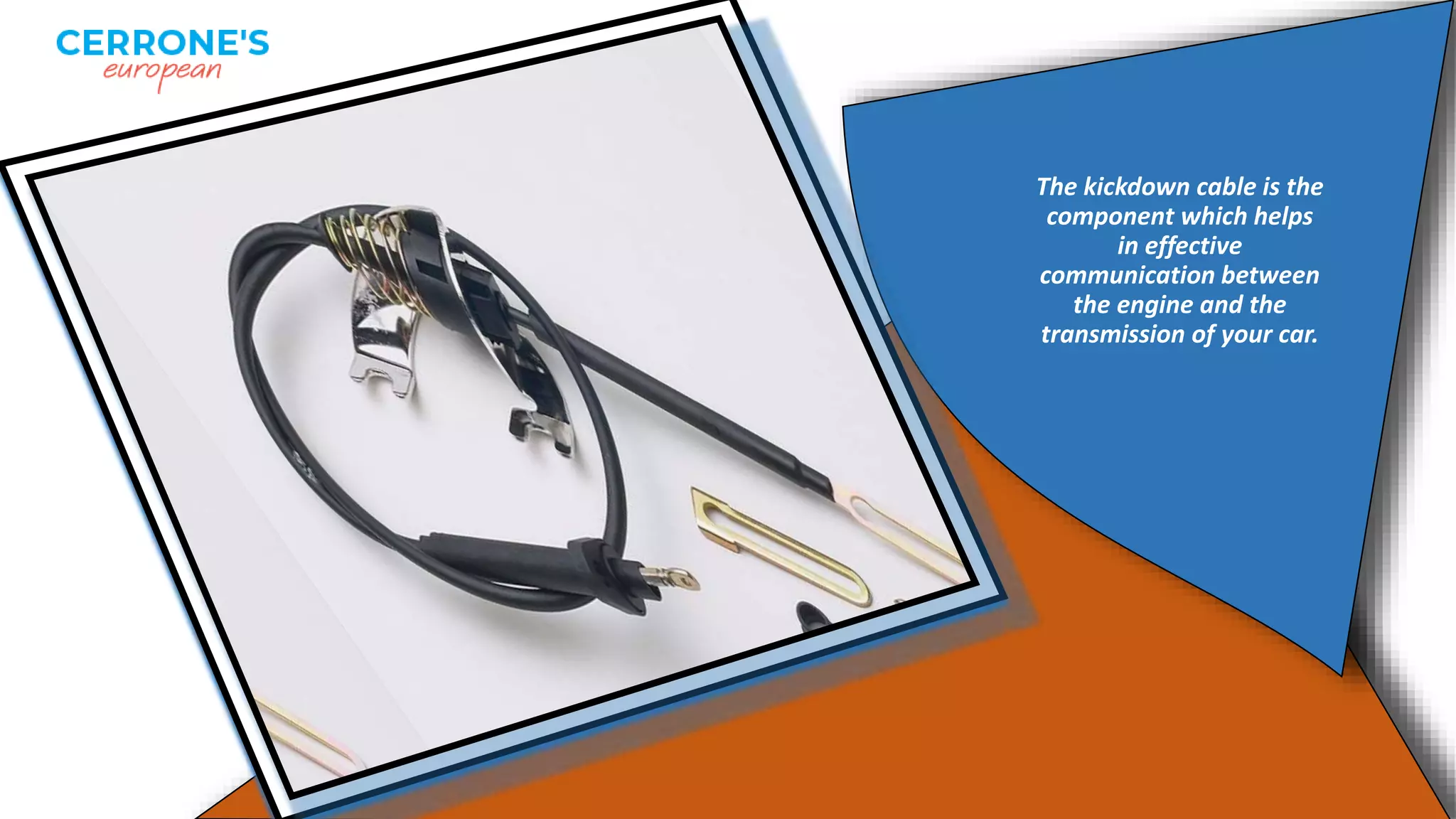 Symptoms of a Failing Kickdown Cable in Cars PPT