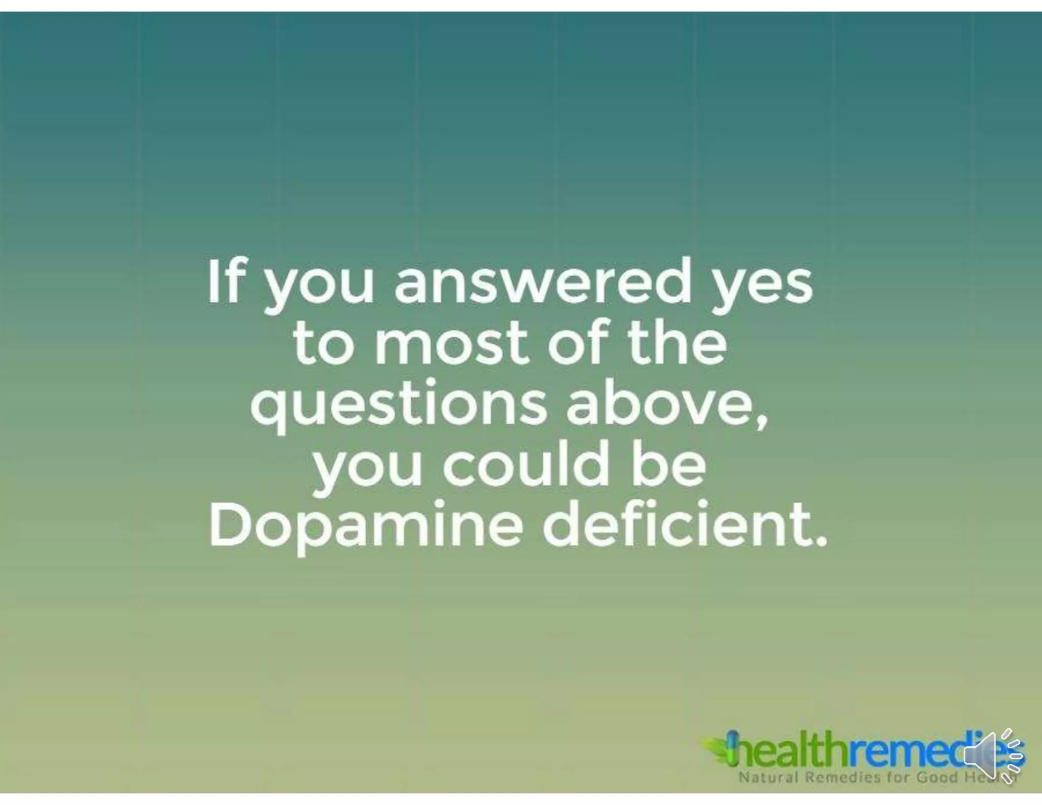 Symptoms of Dopamine Deficiency | PPTX