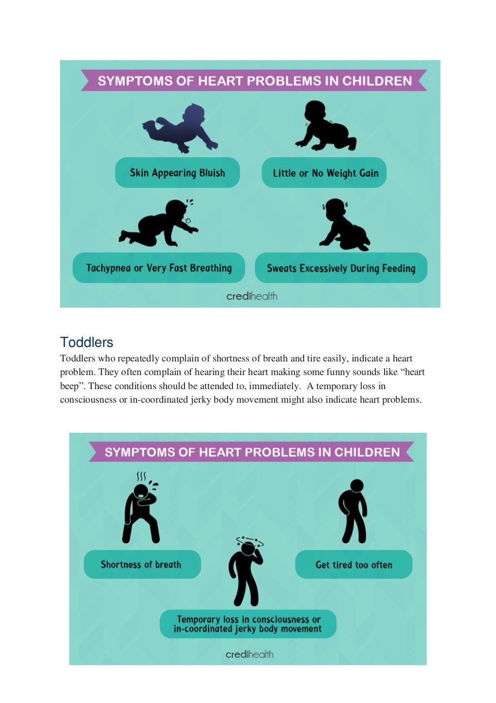 Symptoms of Heart Problem in Children