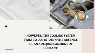 Symptoms of Low Coolant Level in a BMW PPTX