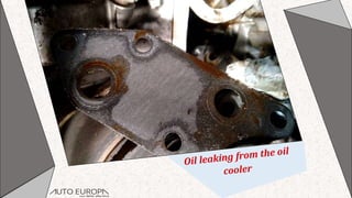 Symptoms of Oil Cooler Adapter Gasket Failure in Cars PPTX