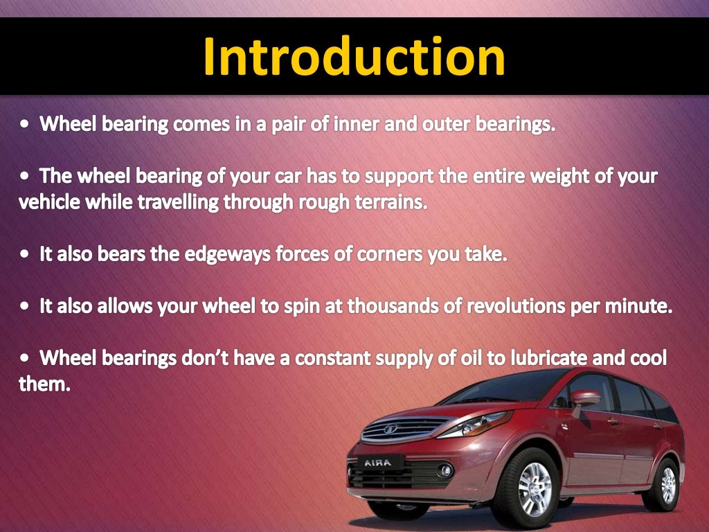 Symptoms of Worn Wheel Hub Bearings