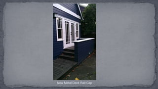 New Metal Deck Rail Cap
 