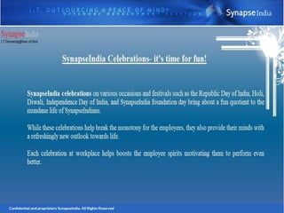 SynapseIndia Celebrations for 18th Foundation Day