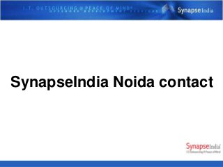 SynapseIndia Noida contact
 