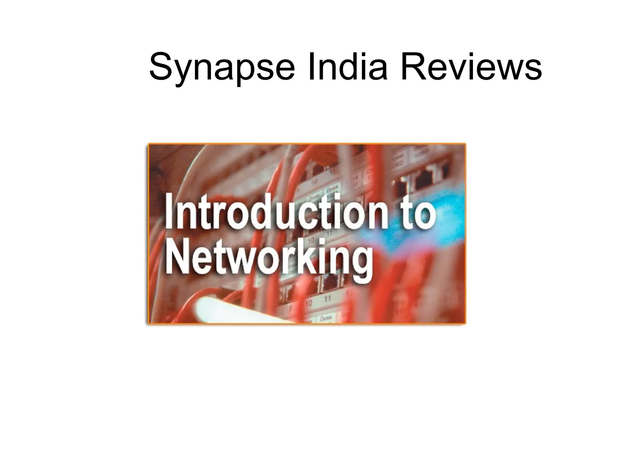 Synapse India Reviews 
 