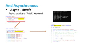 Sync, async and multithreading | PDF