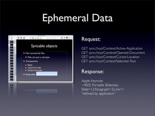 The Syncables Framework