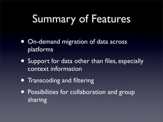 The Syncables Framework