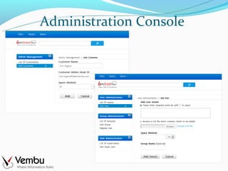 Administration Console
 