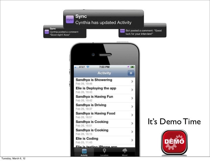 It S Demo Time Tuesday March