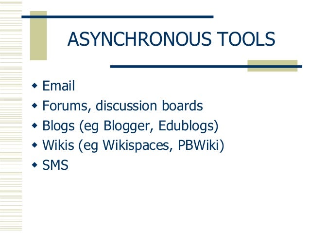 ผลการค้นหารูปภาพสำหรับ Asynchronous Tools