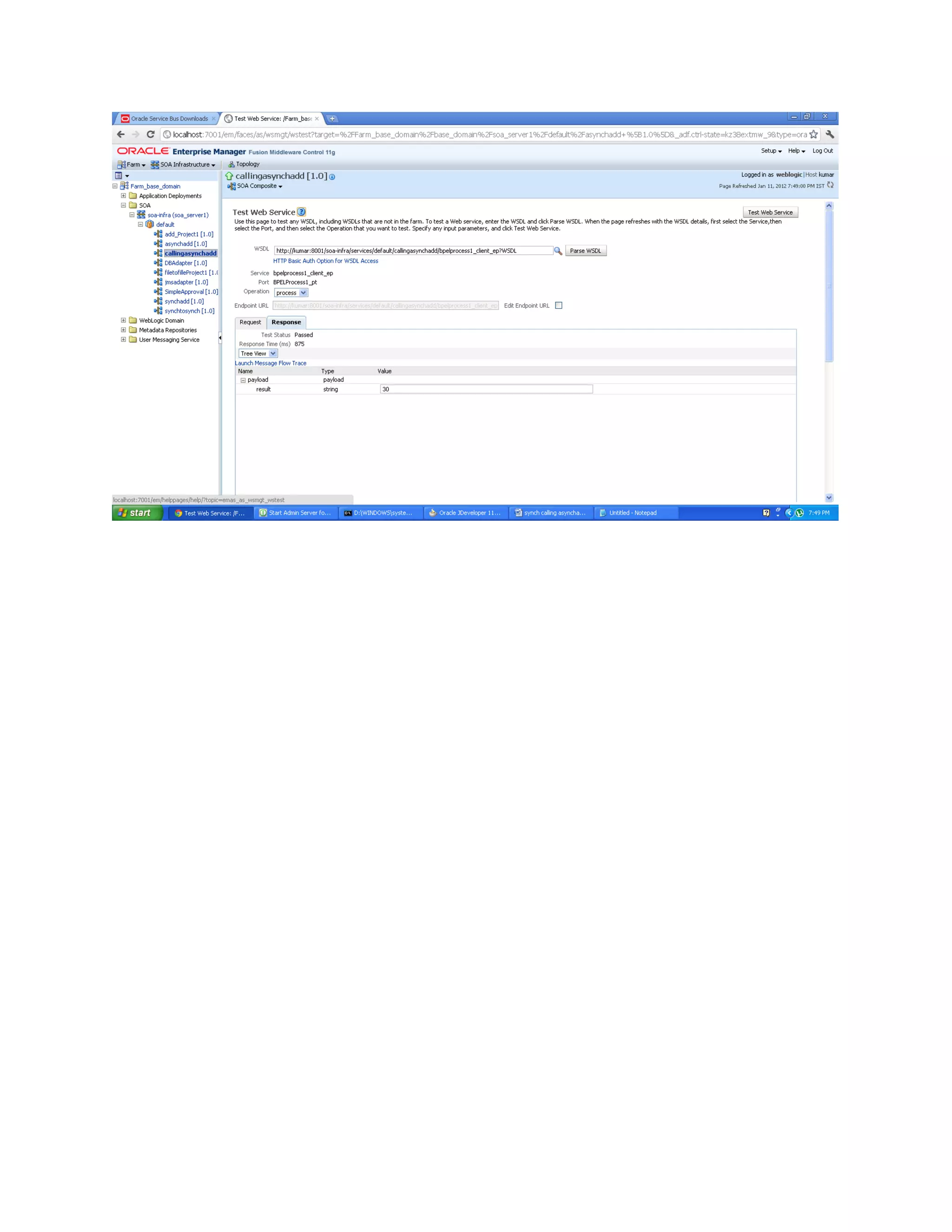 Synch calling asynchadd