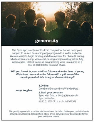 Sync with God ebooklet