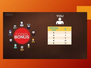 Synchronal presentation Compensation Plan Shown