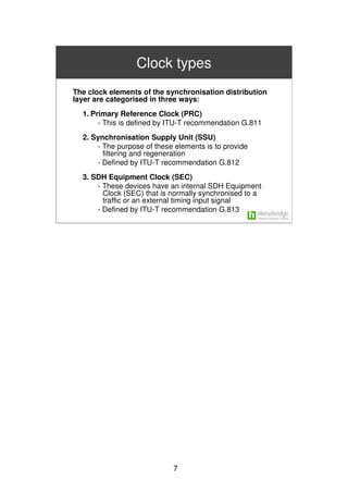 Ssu Synchronous Clock Synchronisation | PDF