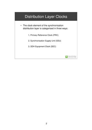 Ssu Synchronous Clock Synchronisation | PDF