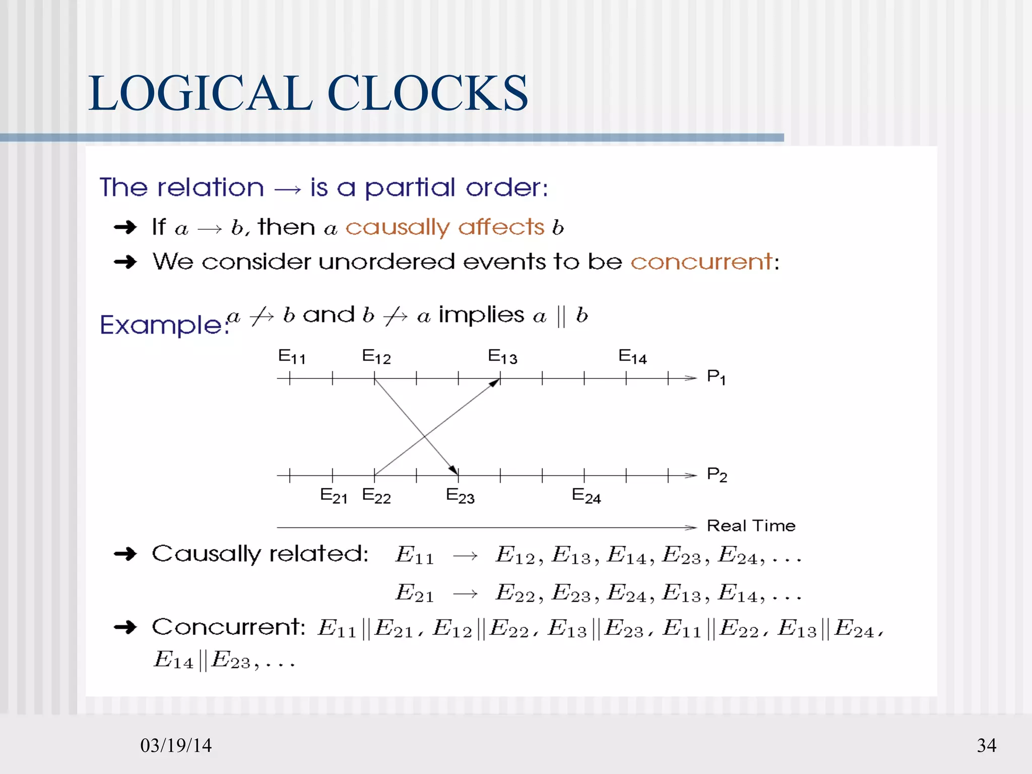 03/19/14 34
LOGICAL CLOCKS
 