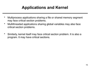 synchronization in operating system structure | PPTX