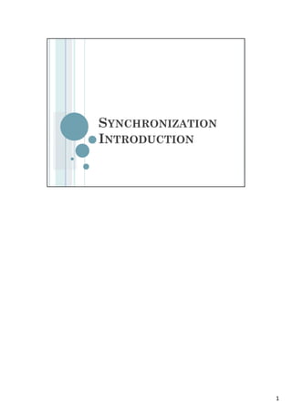 Synchronization Dictionary Synchronization Overview | PDF
