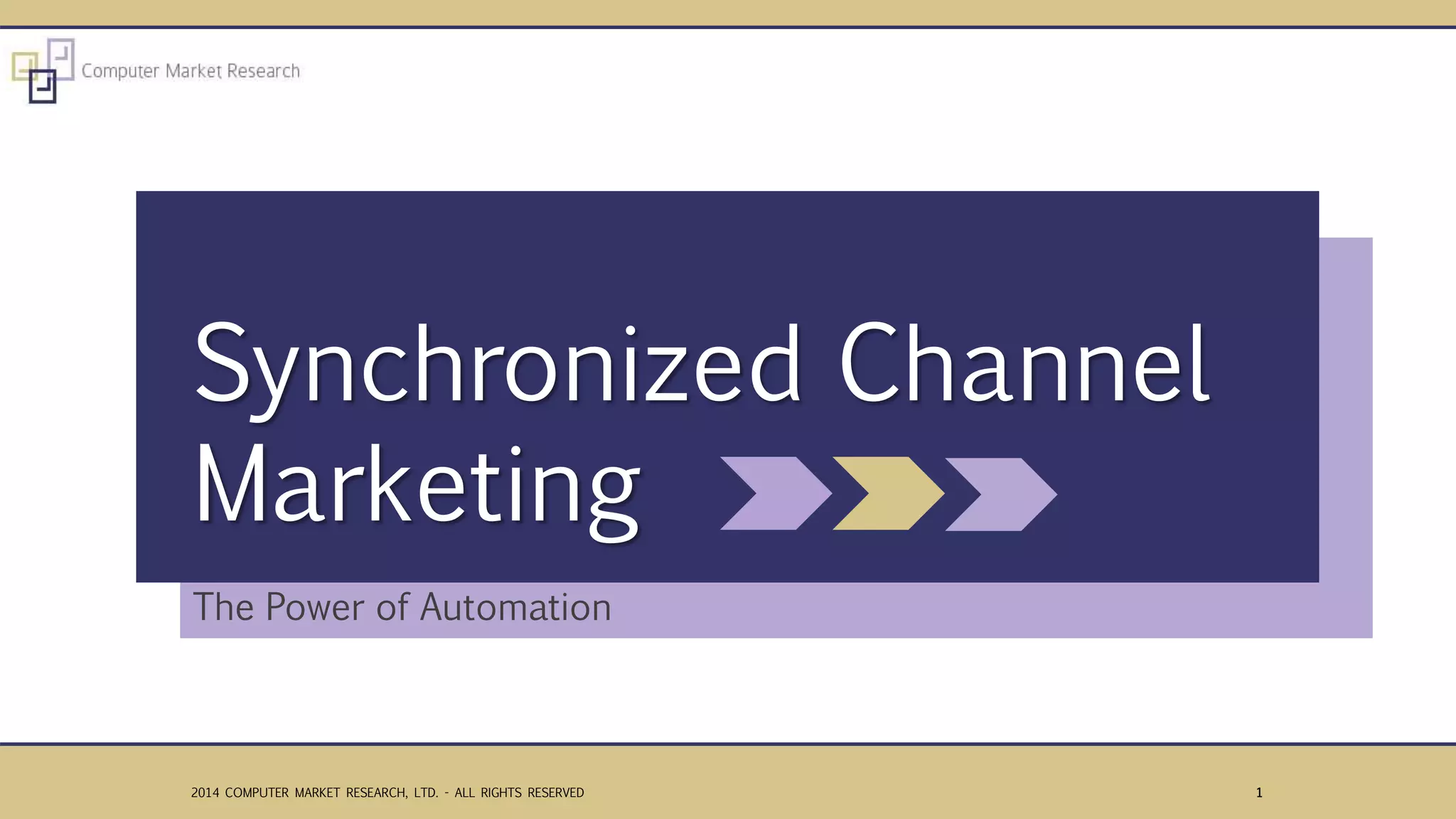 Synchronized Channel Marketing | PPTX