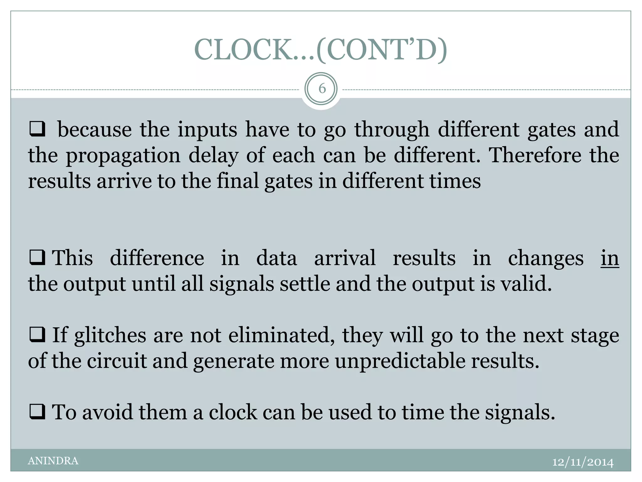 Synchronous and asynchronous clock | PDF | Technology & Computing