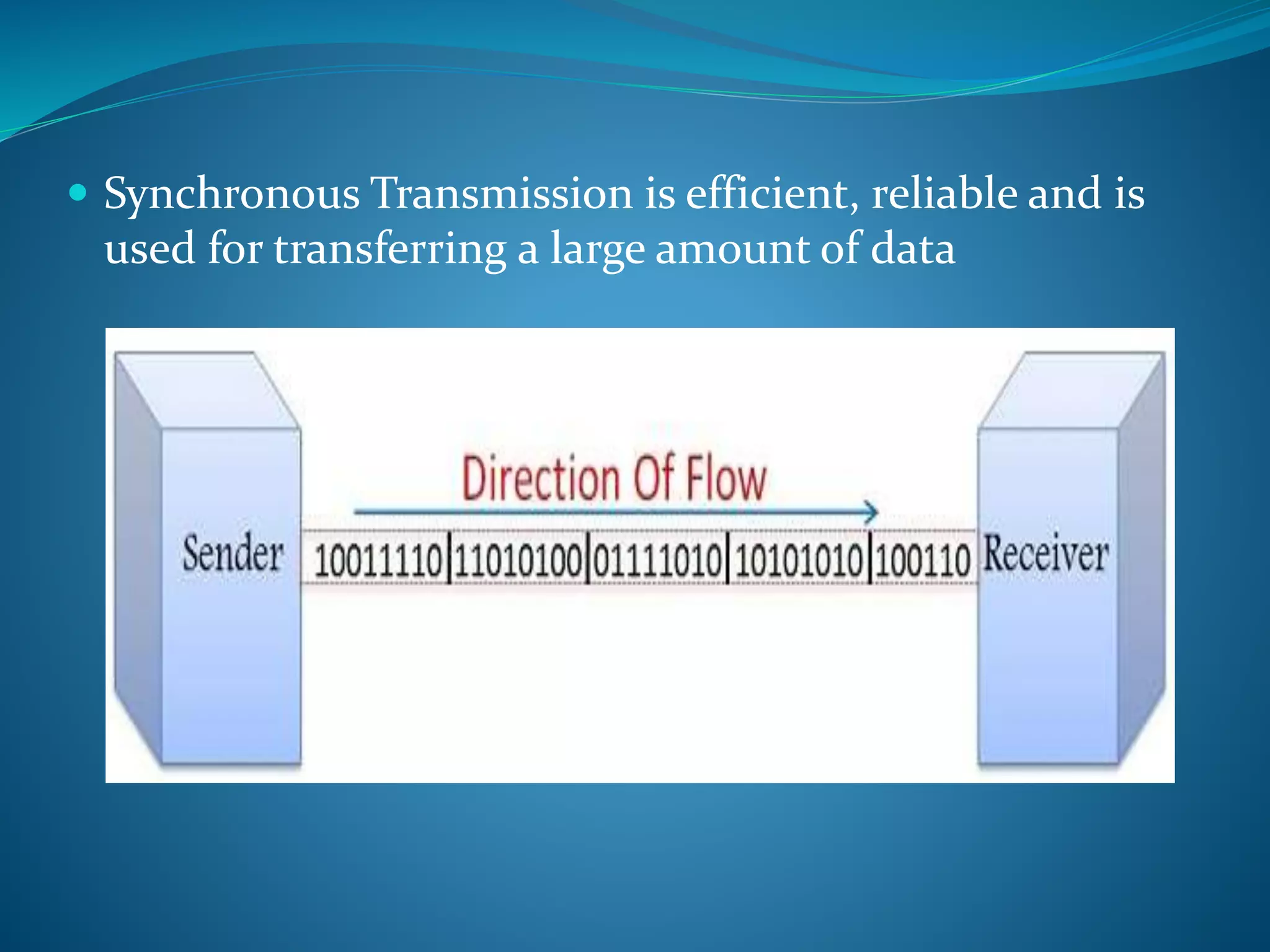 Synchronous and Asynchronous Transmission | PPTX
