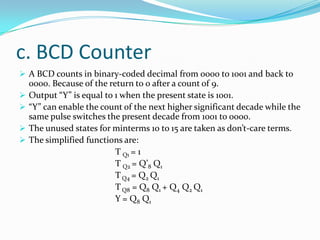 Synchronous counters | PPTX