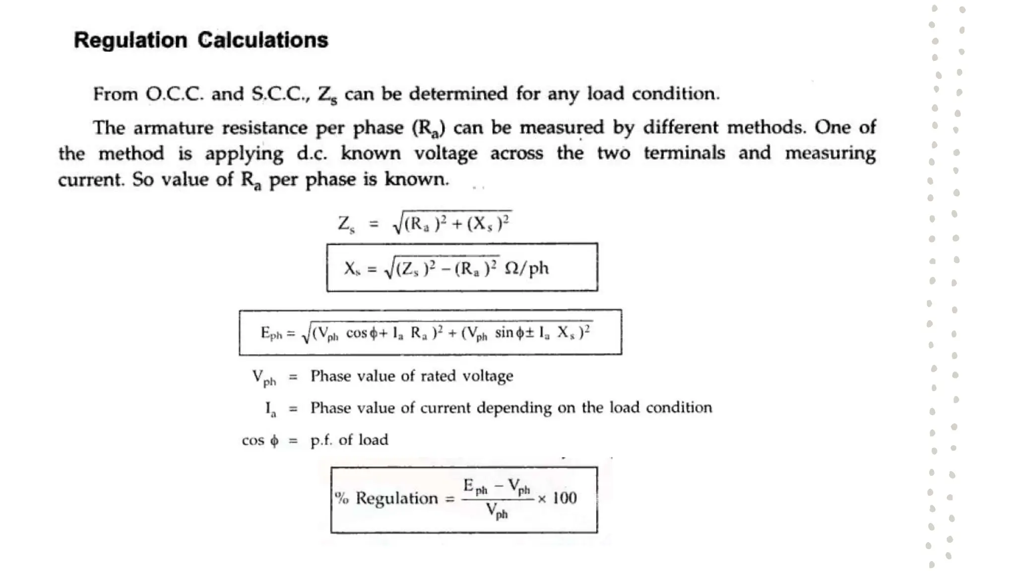 Synchronous Generator........................