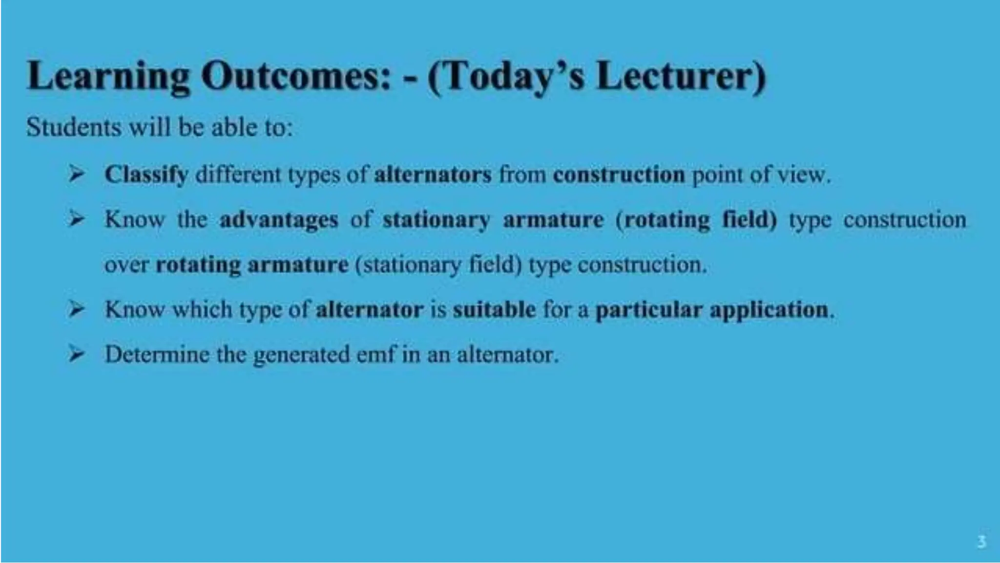 Synchronous Generator........................