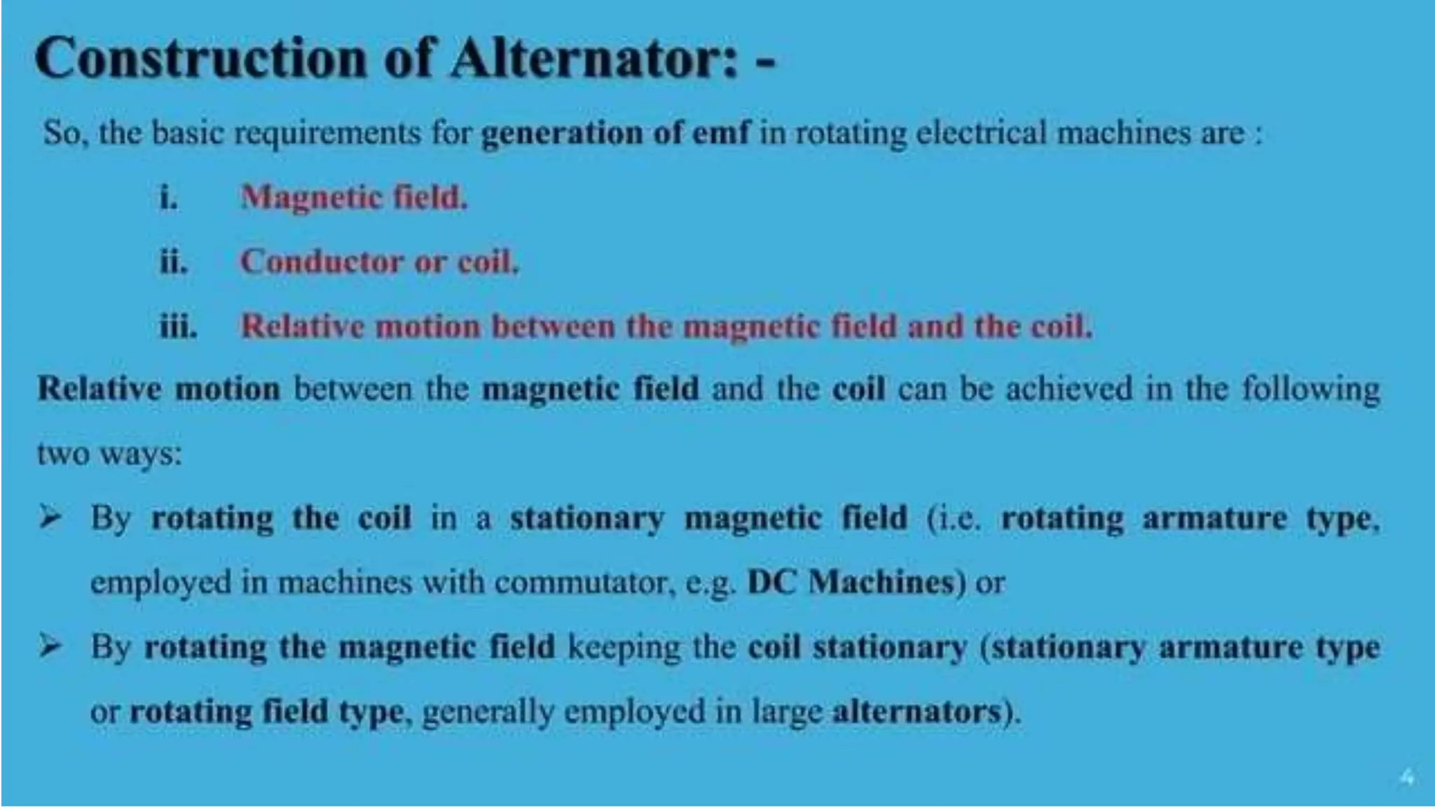 Synchronous Generator........................