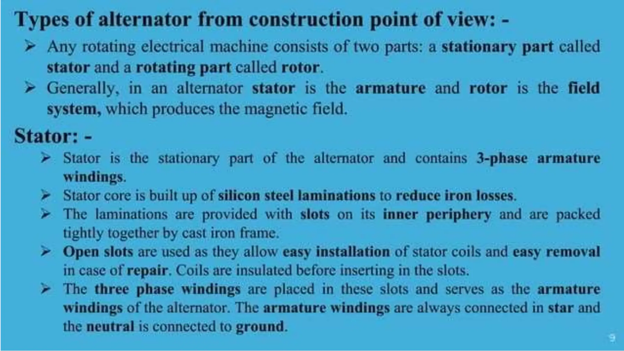Synchronous Generator........................