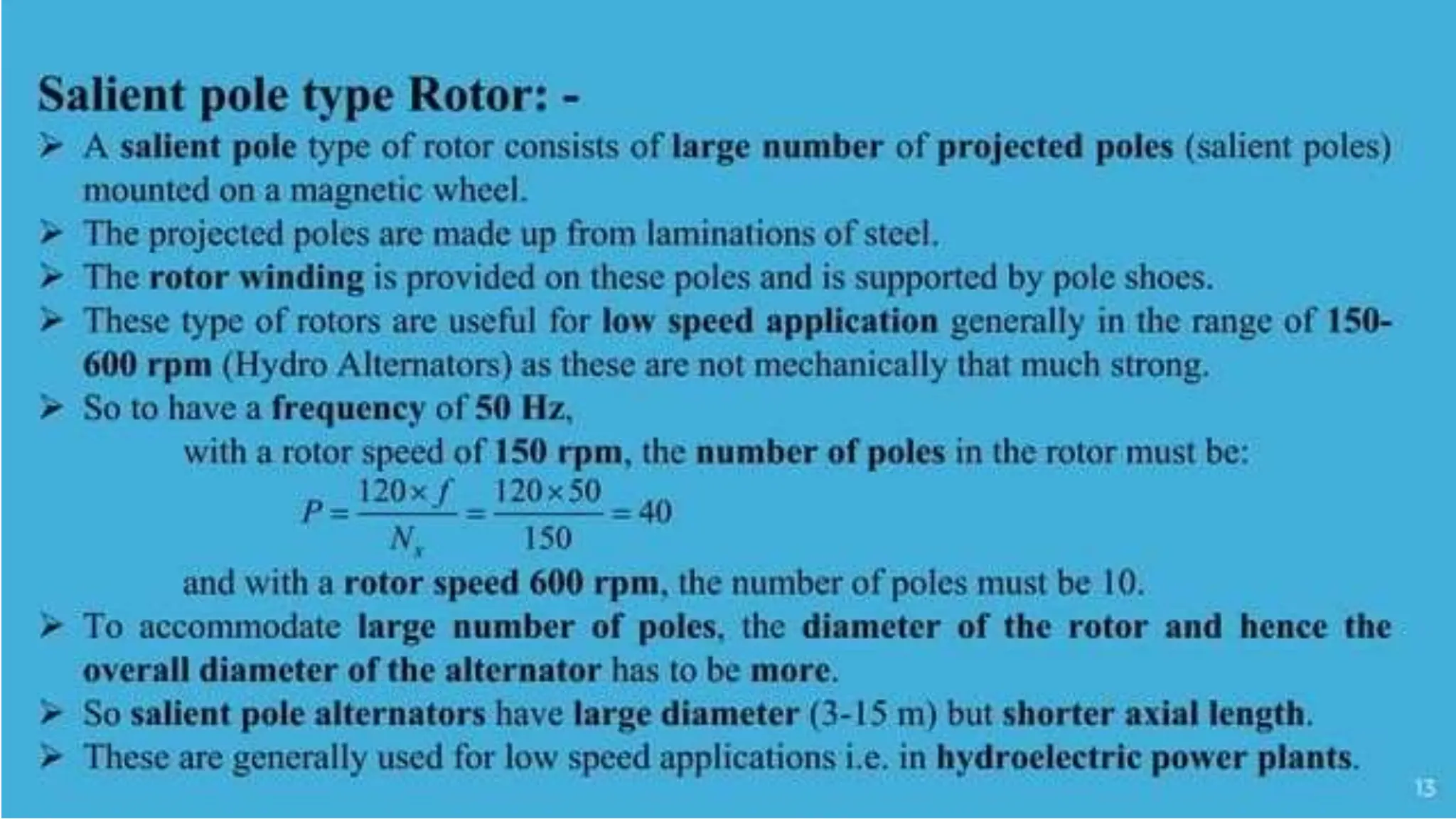 Synchronous Generator........................