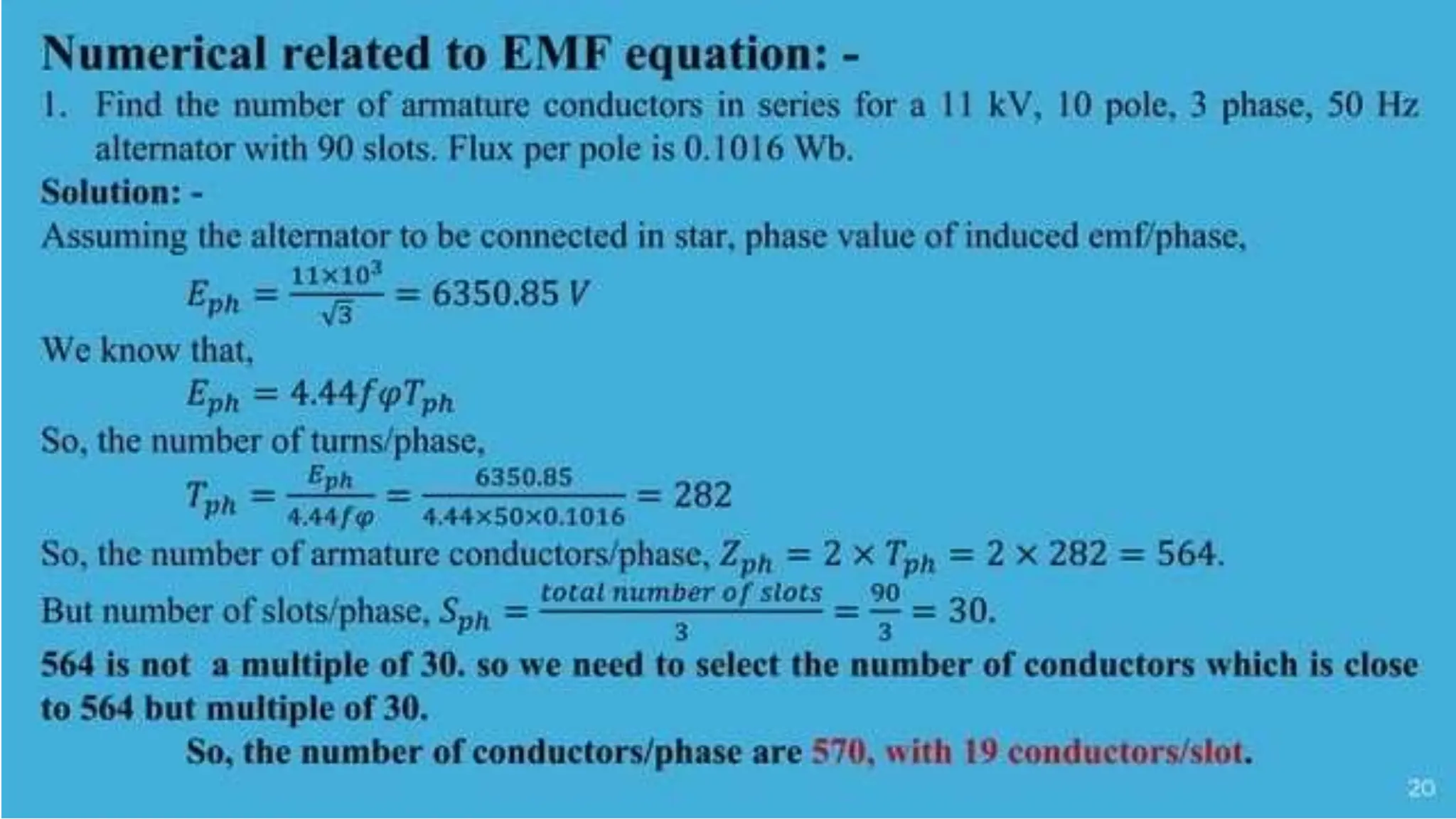 Synchronous Generator........................