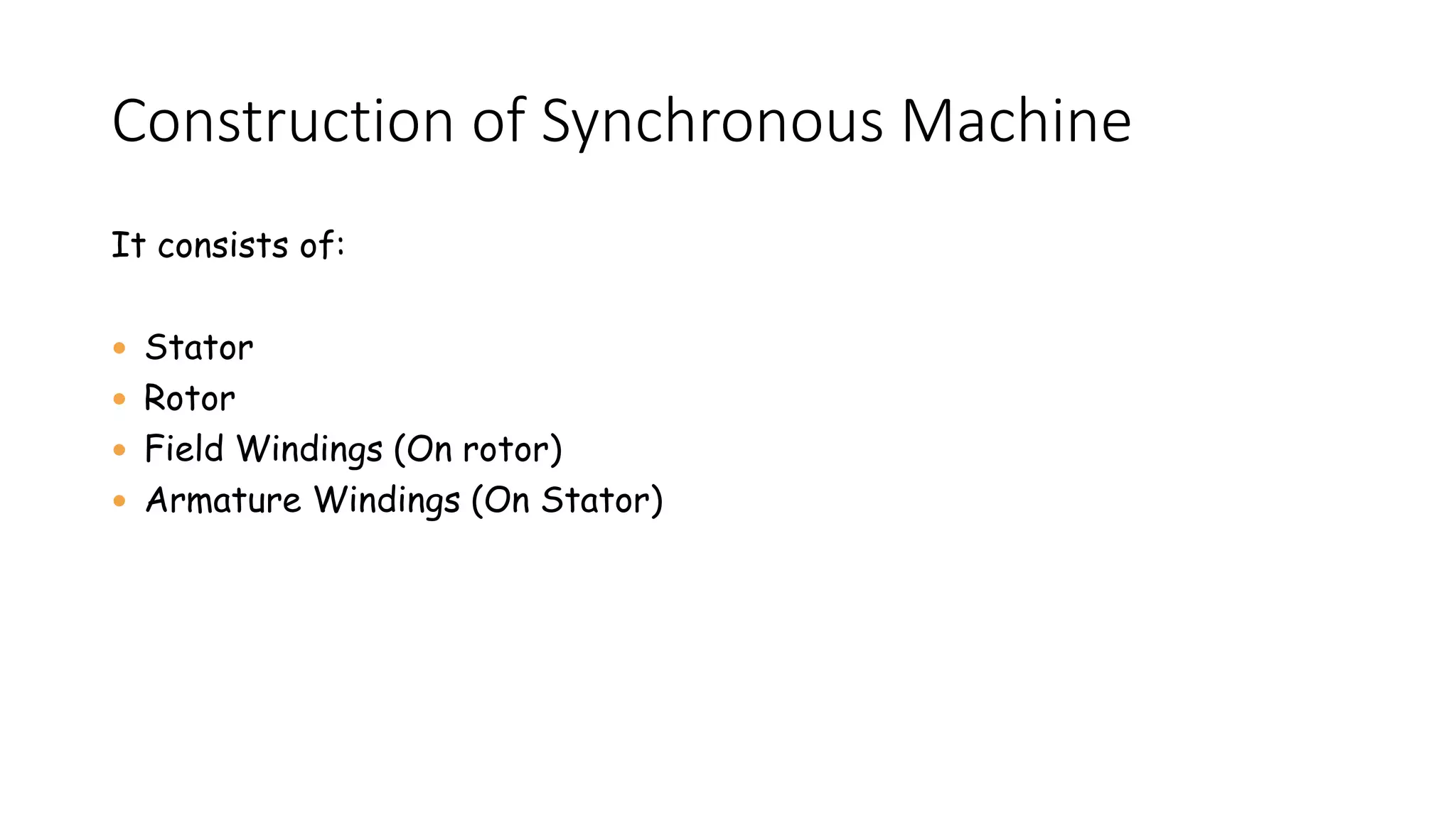 Synchronous machine by Mitesh Kumar | PPT