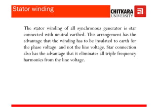 Multi Star Synchronous Machine Winding Synchronous machines | PDF
