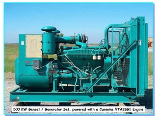 6500 KW Genset / Generator Set, powered with a Cummins VTA28G1 Engine
 