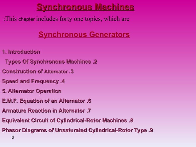 Synchronous Machines Items basic to be .ppt