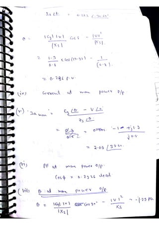 Synchronous machine NOTES, ACE ACADEMY