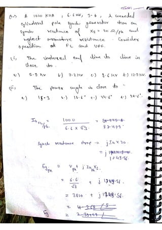Synchronous machine NOTES, ACE ACADEMY