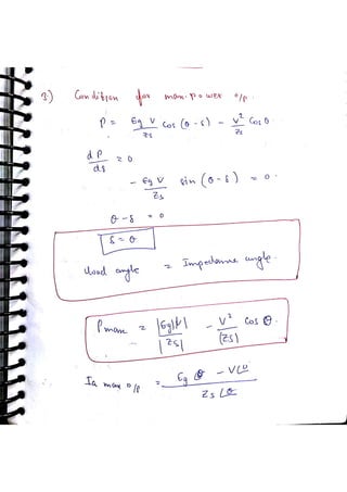 Synchronous machine NOTES, ACE ACADEMY