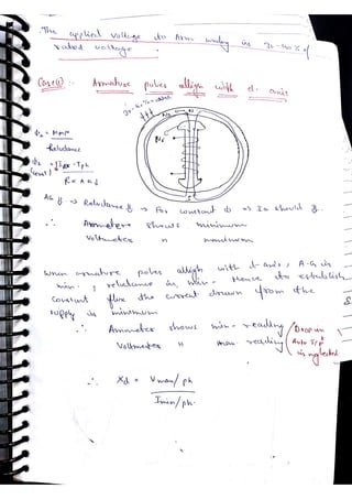 Synchronous machine NOTES, ACE ACADEMY